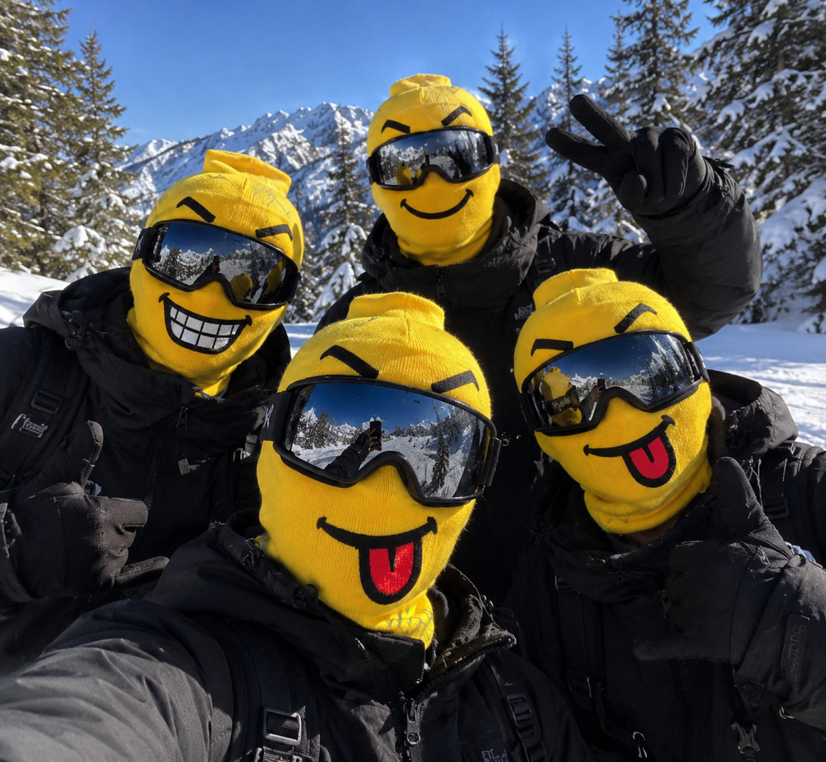 Selfie en la nieve